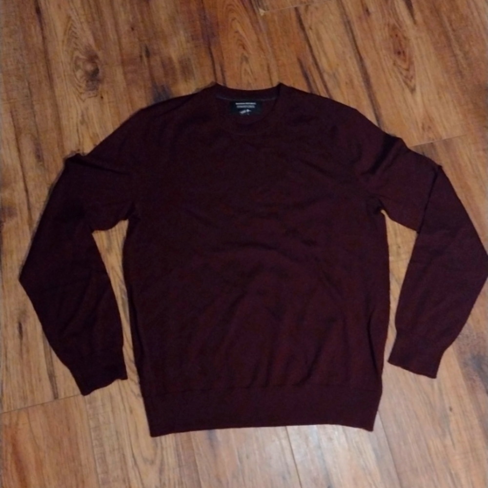 Banana Republic, Burgendy, Merino Wool Sweater
